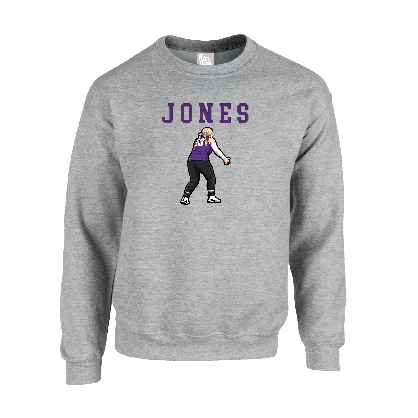 Fleece Crew — Shirsey in Grey