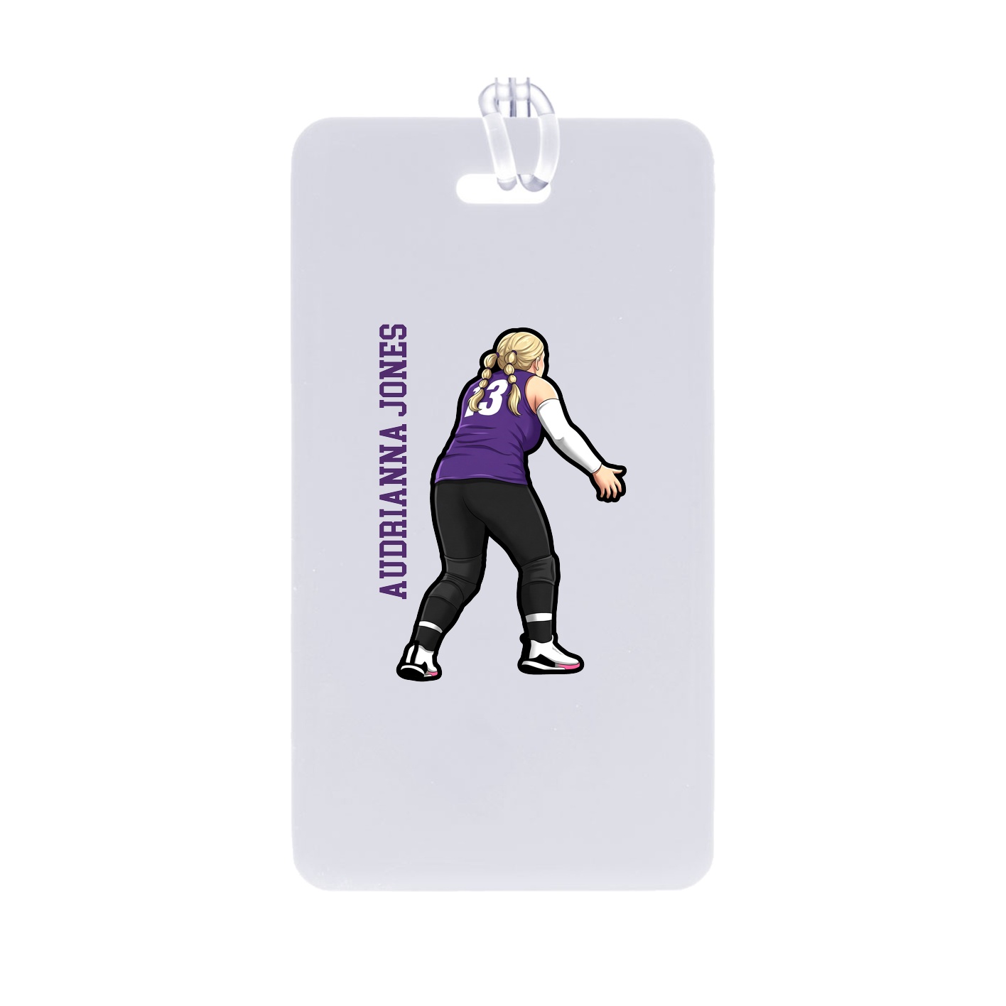 Bag Tag — Name Vertical in Classic