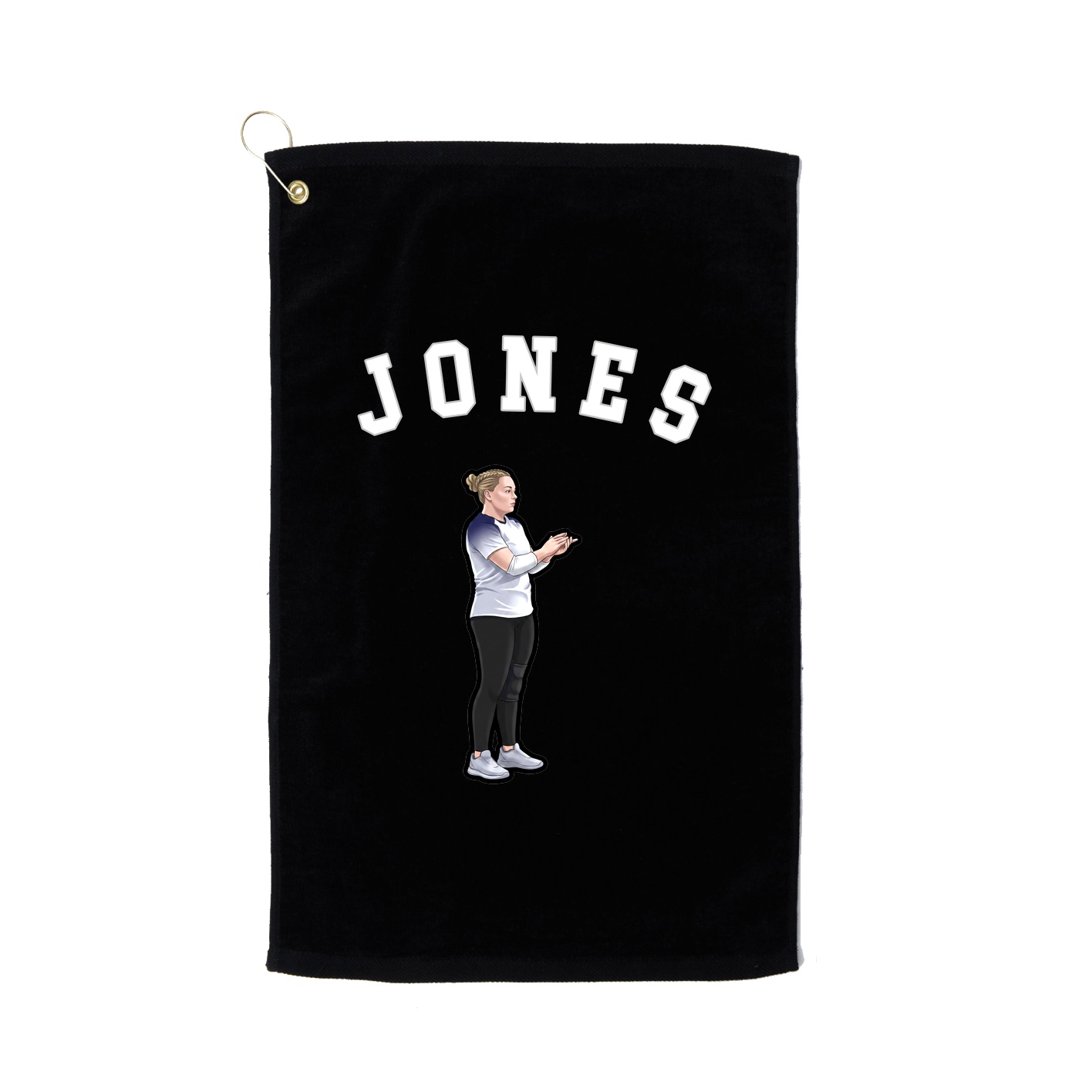Golf Towel — Shirsey Arch in Black