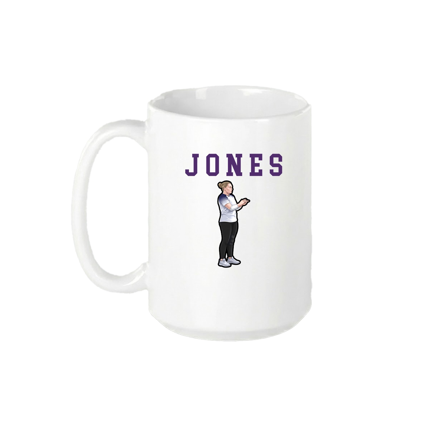 15oz Coffee Mug — Shirsey in White