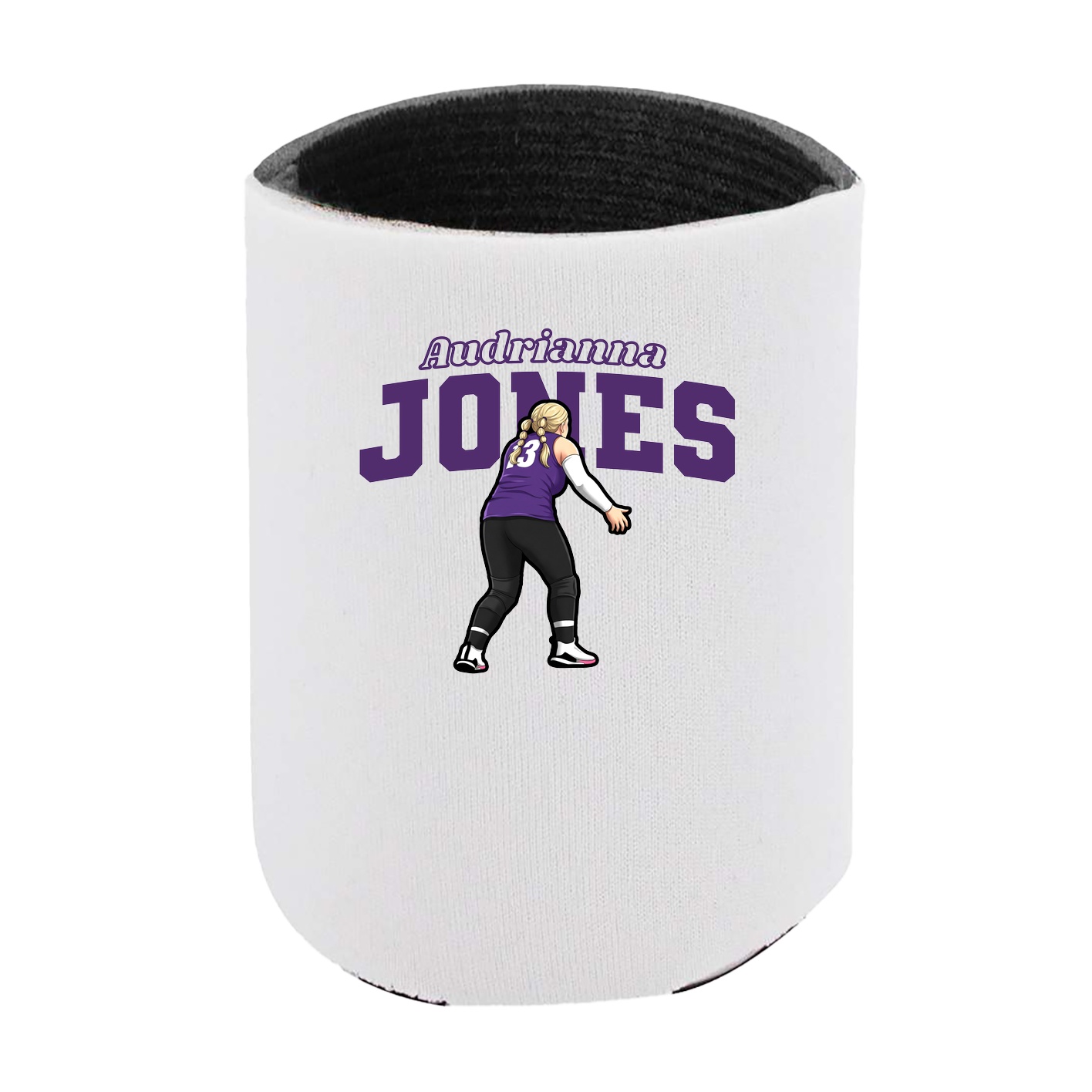Can Holder — Name Arch in White