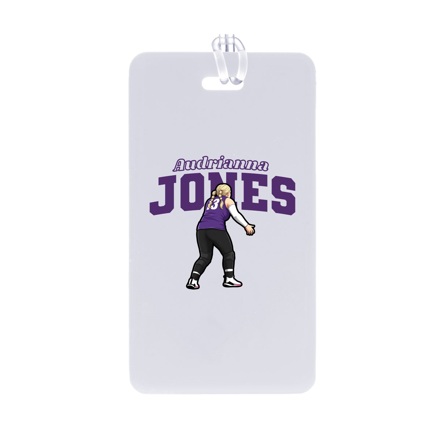 Bag Tag — Name Arch in Classic