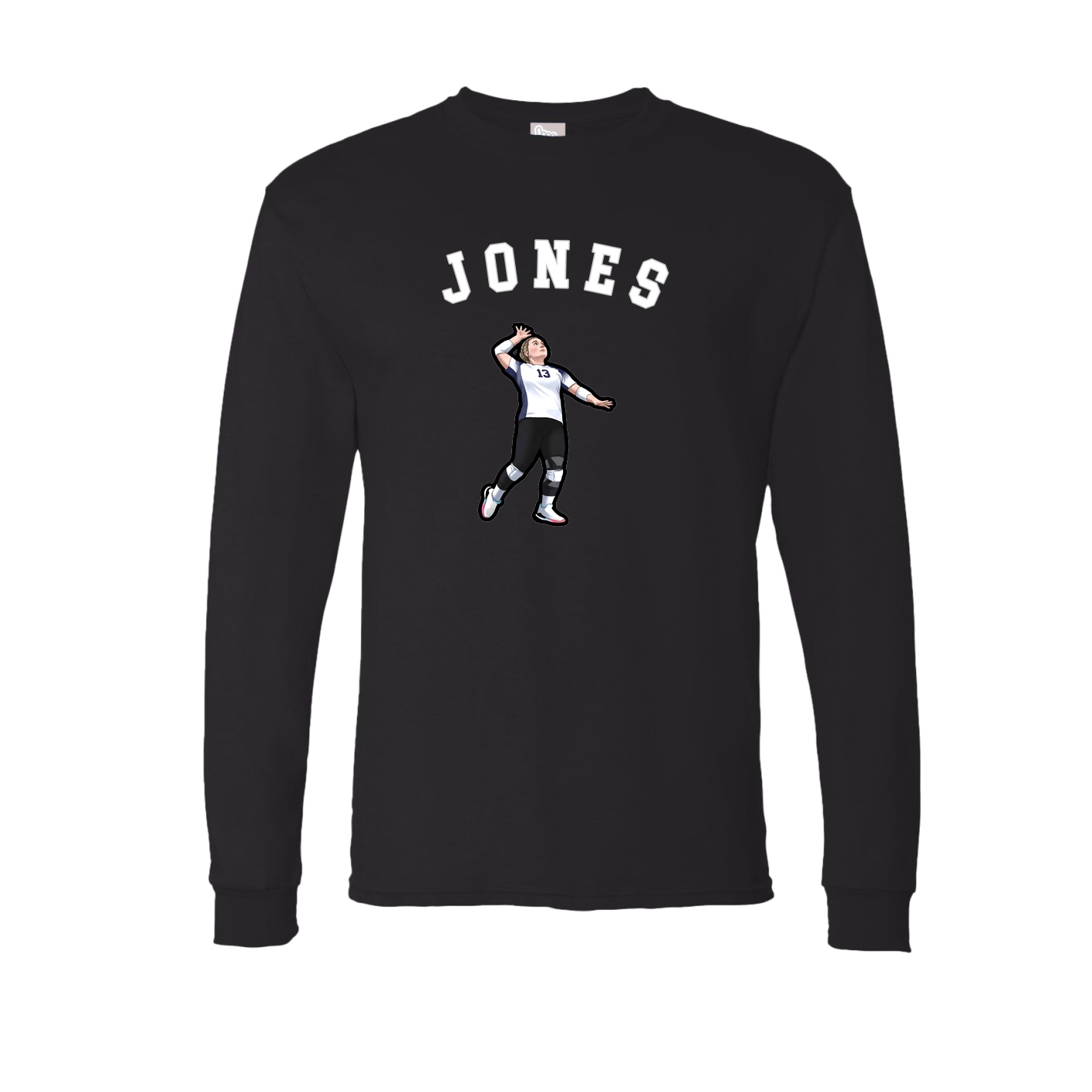 Long Sleeve Tee — Shirsey Arch in Black