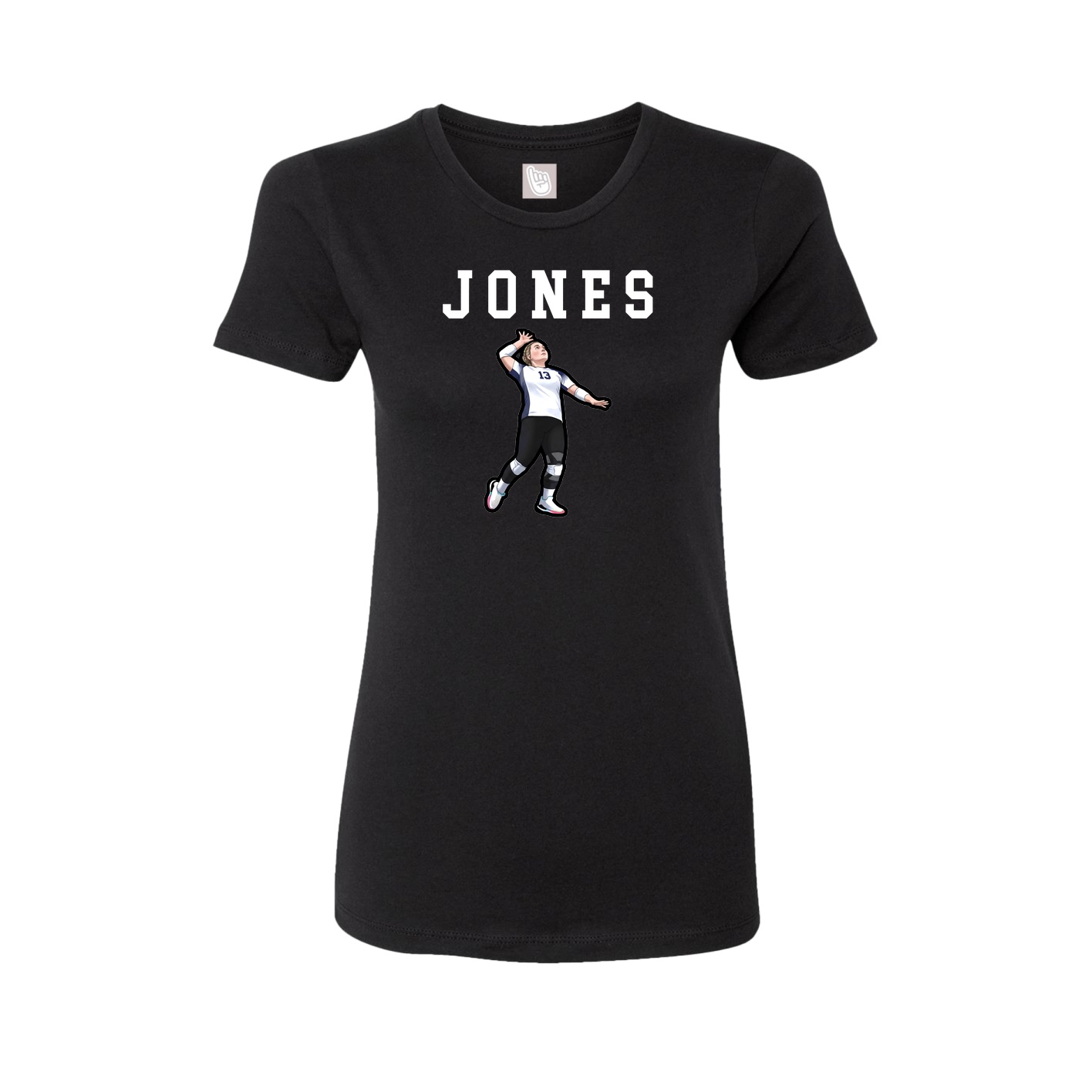 Fitted Women's Tee — Shirsey in Black