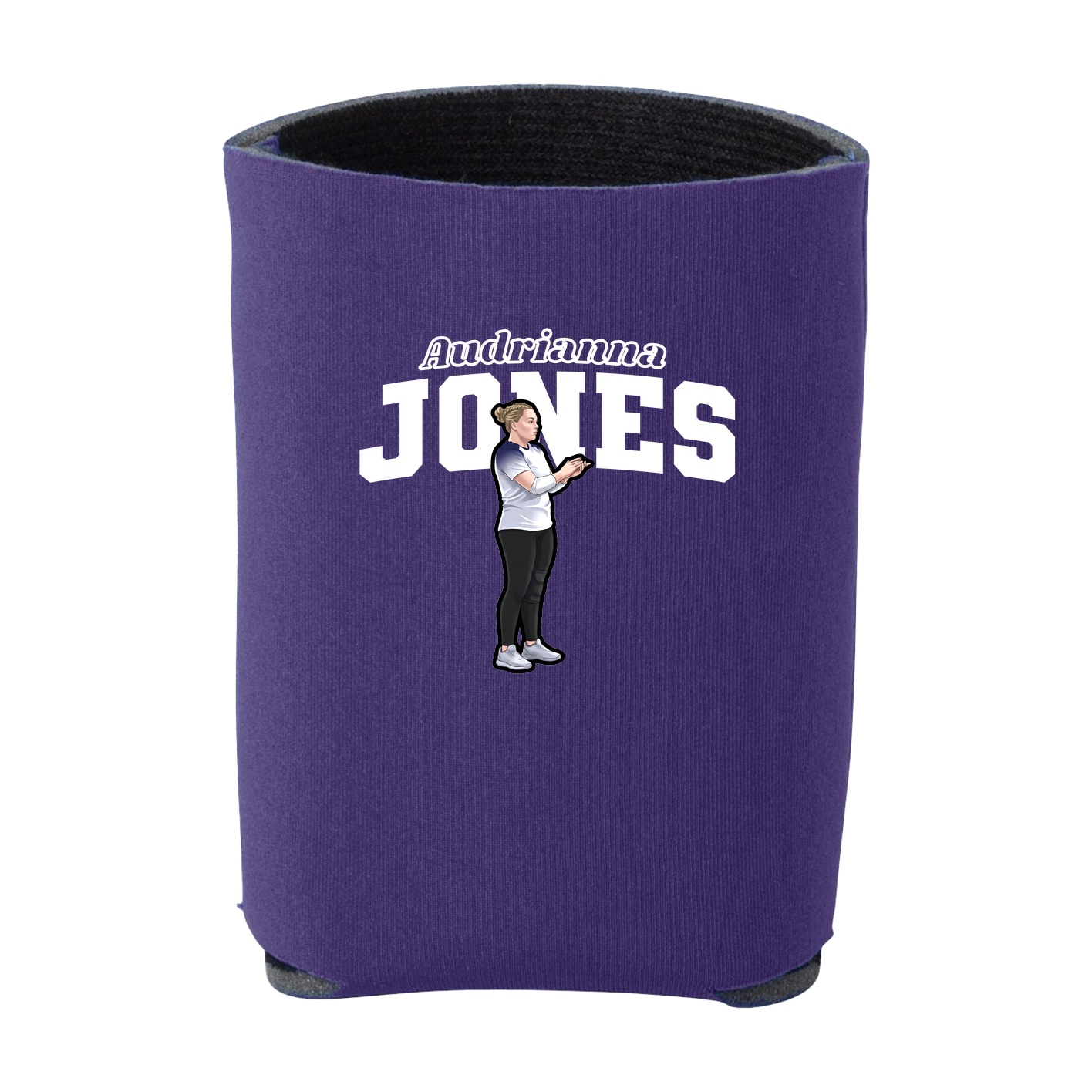 Can Holder — Name Arch in Purple