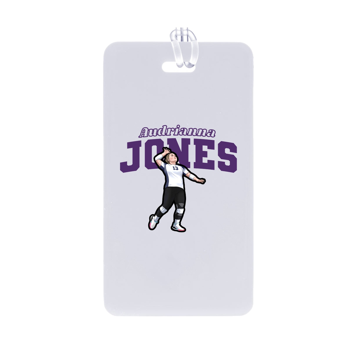 Bag Tag — Name Arch in Classic