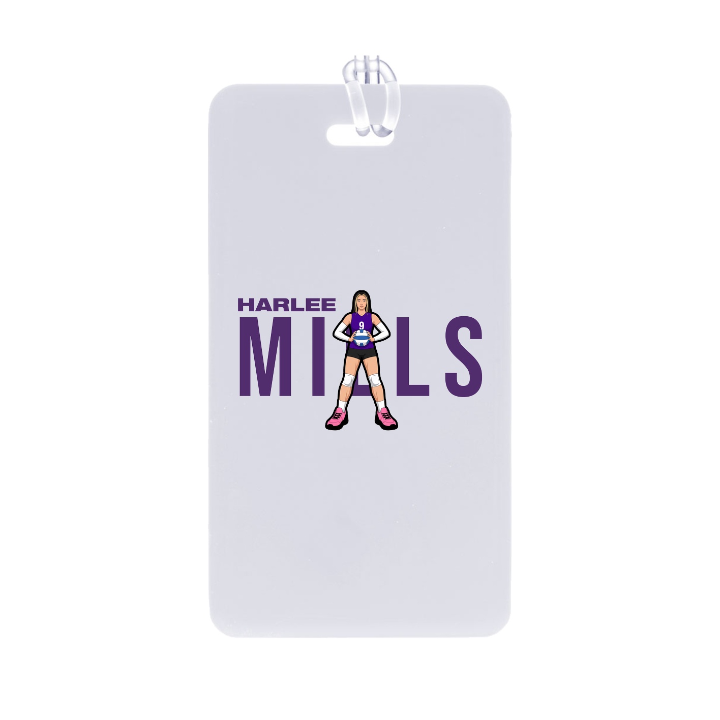 Bag Tag — Player Name in Classic