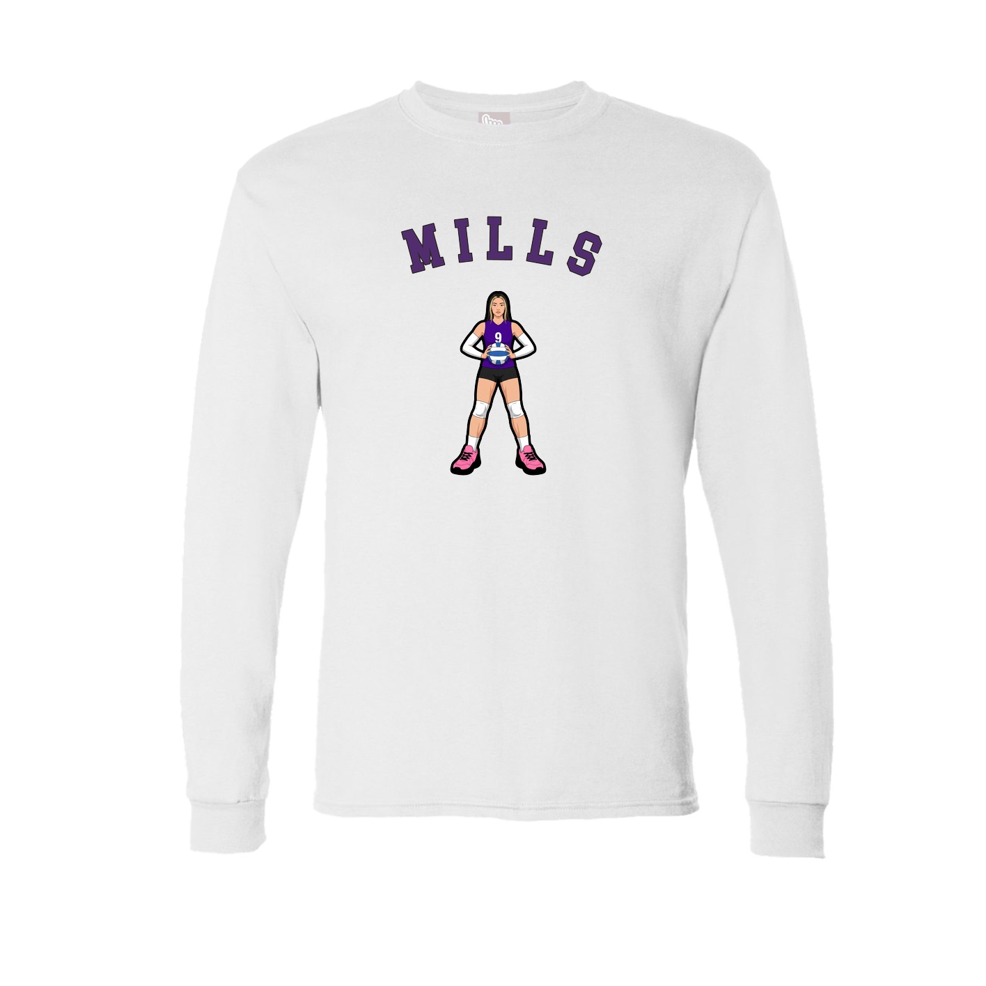 Long Sleeve Tee — Shirsey Arch in White