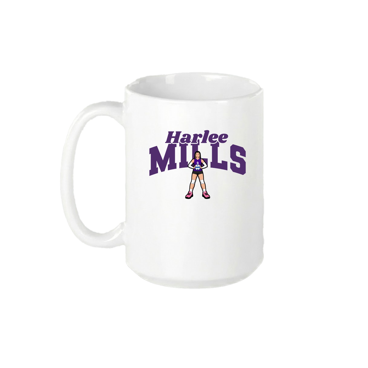 15oz Coffee Mug — Signature Arch in White