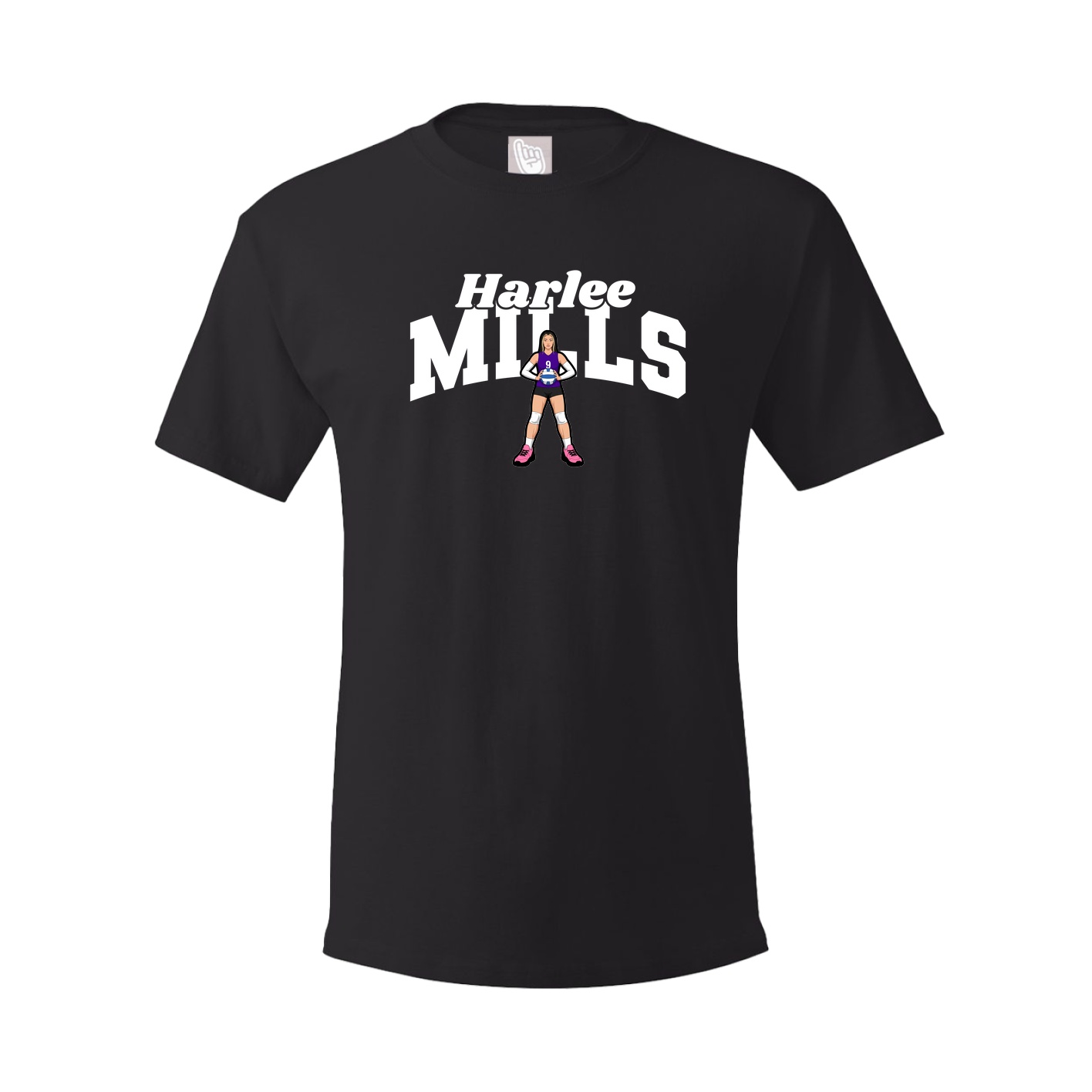 Youth Tee — Signature Arch in Black