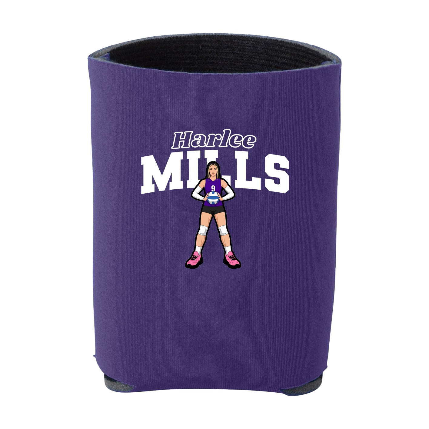Can Holder — Name Arch in Purple