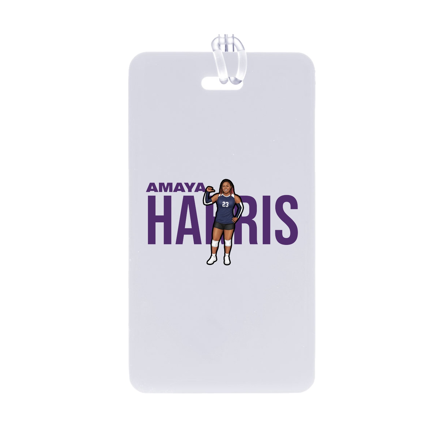 Bag Tag — Player Name in Classic