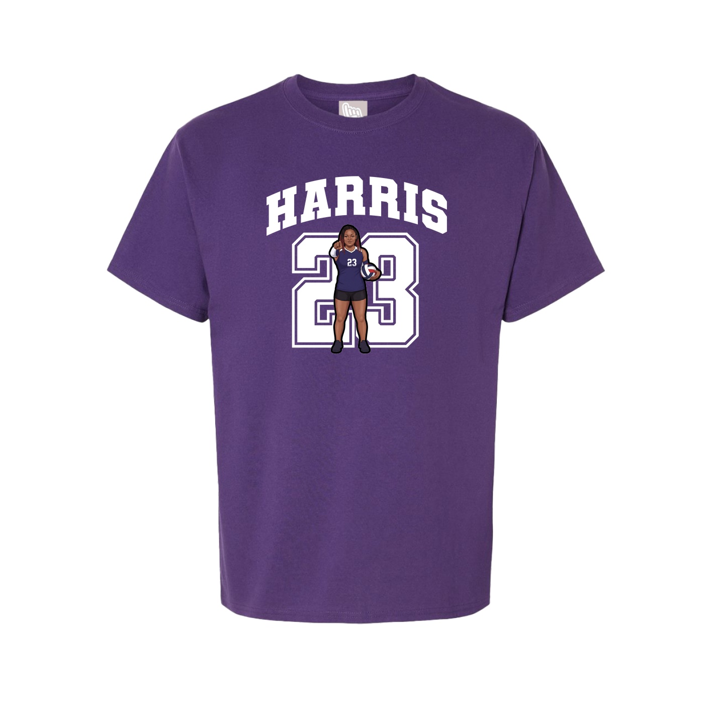 Tee — Number in Purple