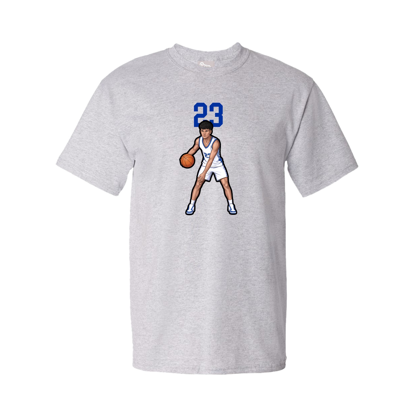 Tee — Number Top in Grey
