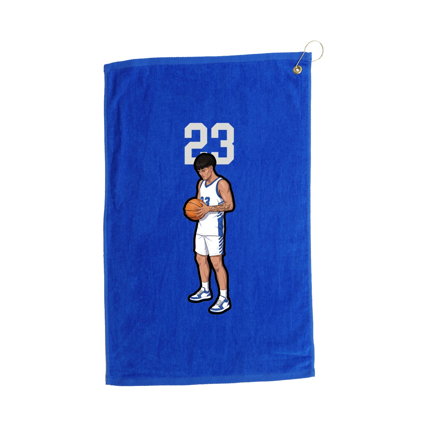 Golf Towel — Number Top in Royal