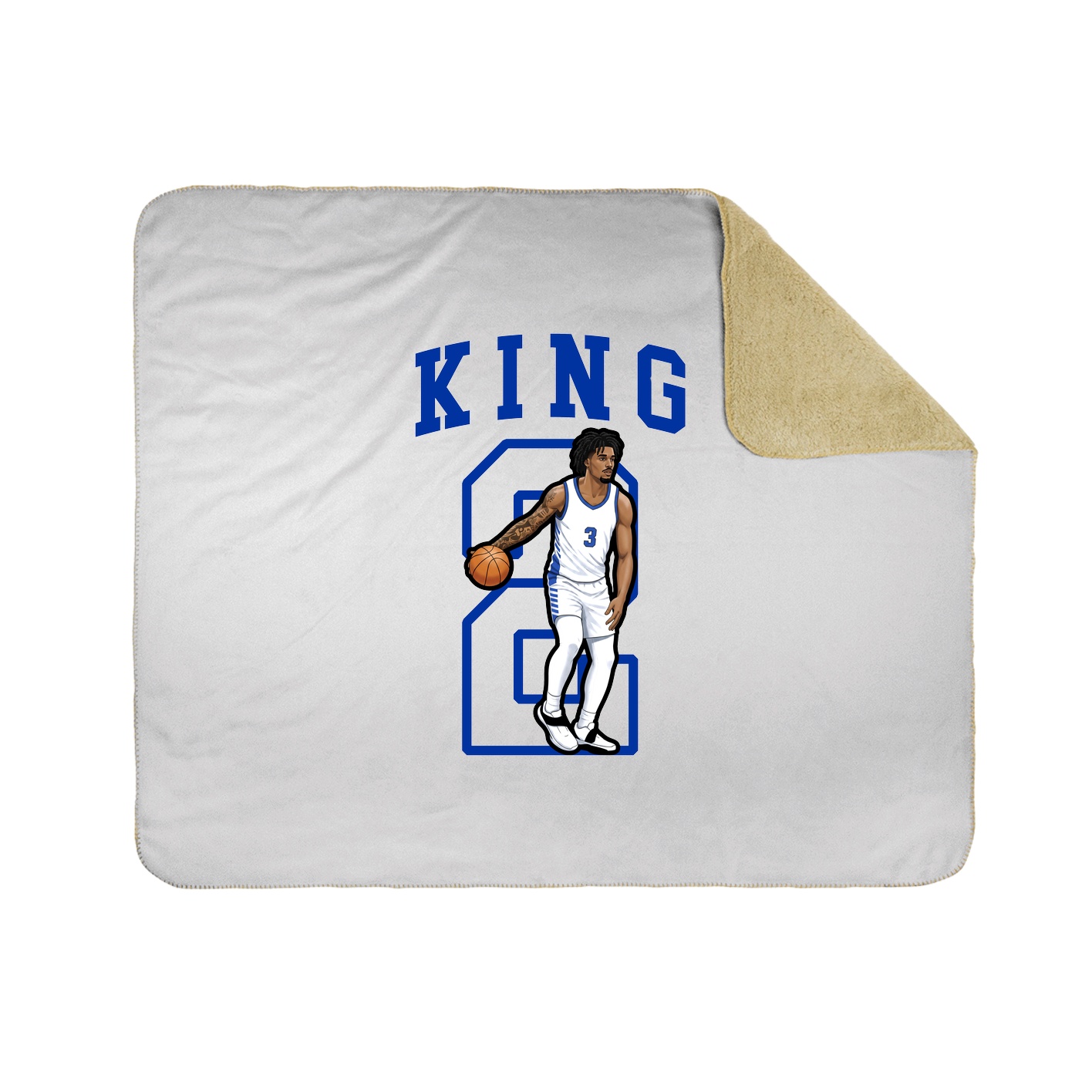 Throw Blanket — Shirsey in White