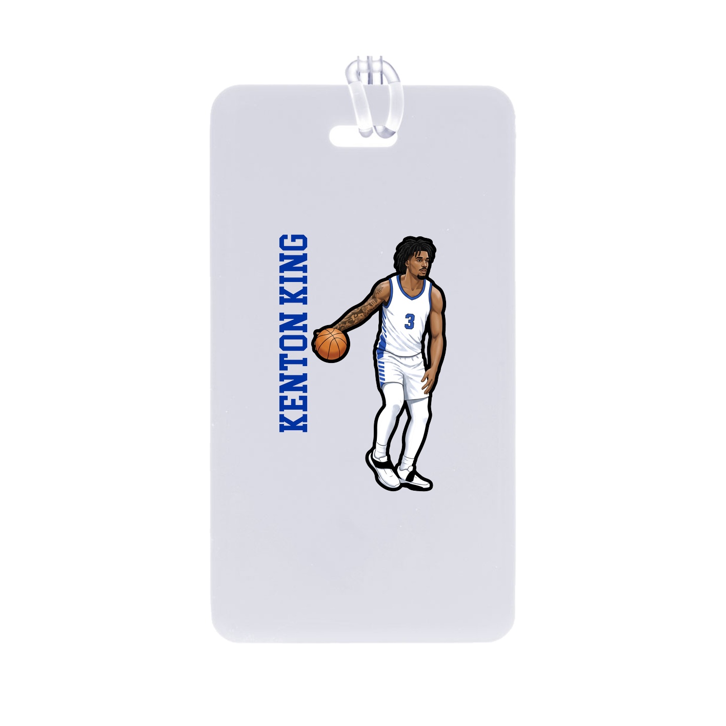 Bag Tag — Name Vertical in Classic