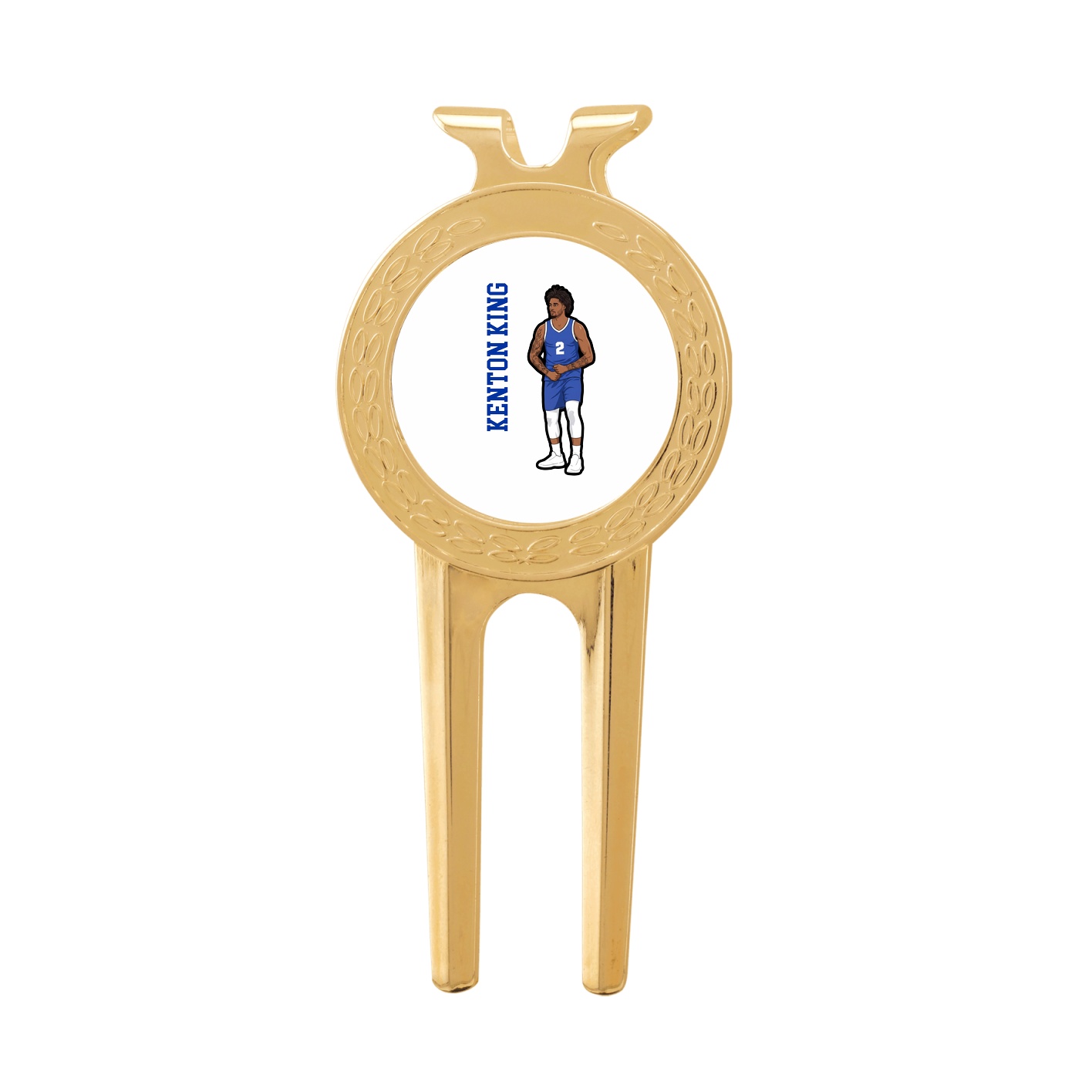 Divot Tool with Ball Marker — Name Vertical in Classic