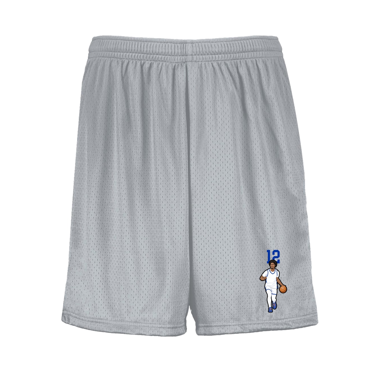Shorts — Number Top in Silver