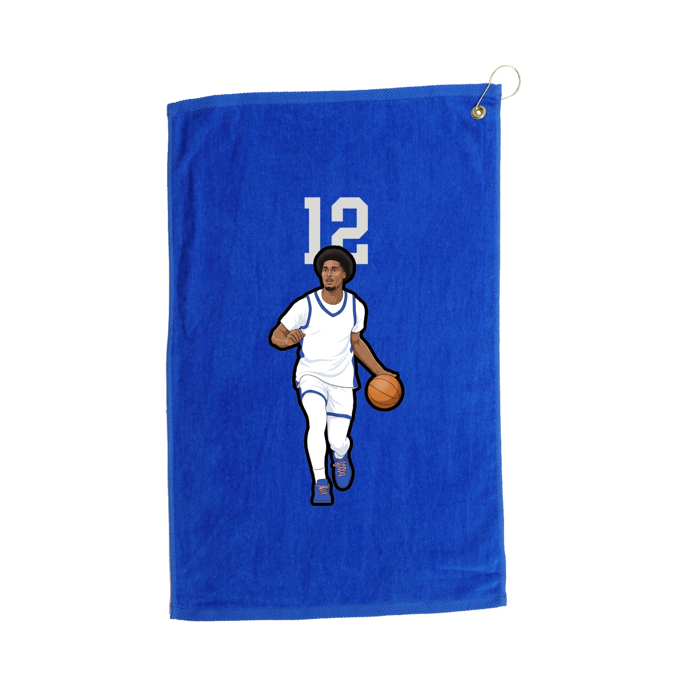 Golf Towel — Number Top in Royal