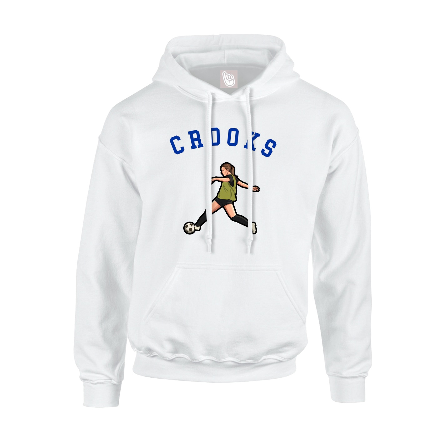 Hoodie — Shirsey Arch in White