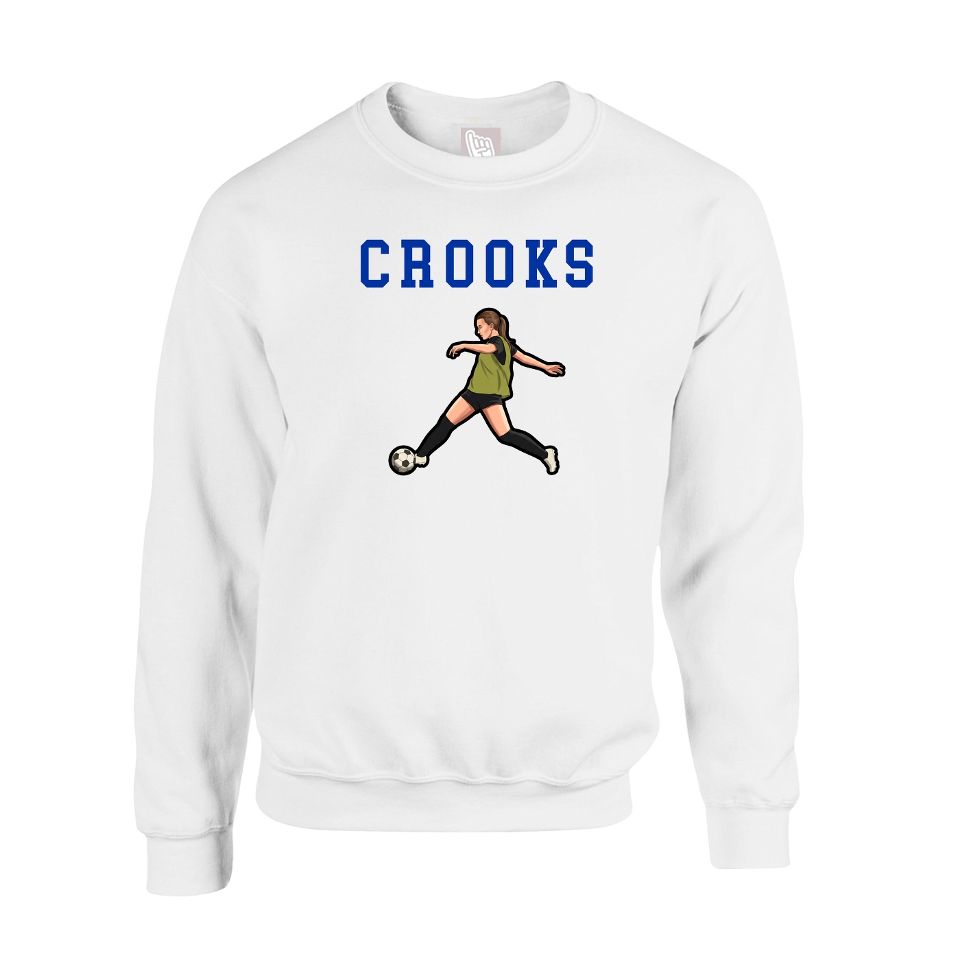 Fleece Crew — Shirsey in White
