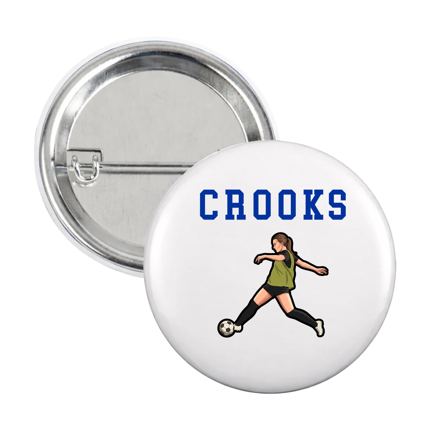 Game Day Button — Shirsey in White