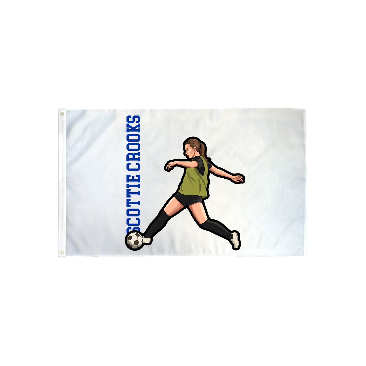 3x5 Flag — Name Vertical in Classic