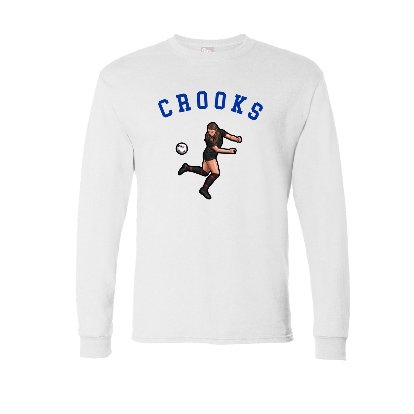 Long Sleeve Tee — Shirsey Arch in White