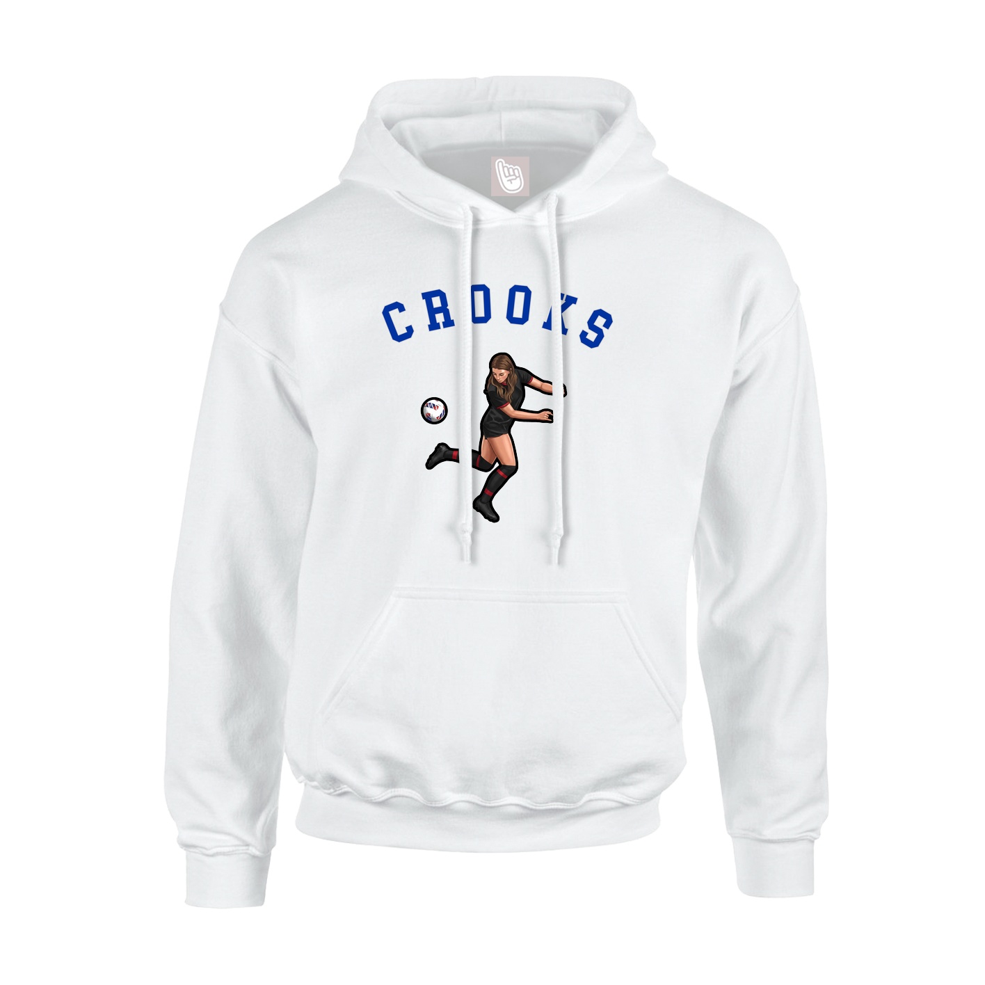 Youth Hoodie — Shirsey Arch in White
