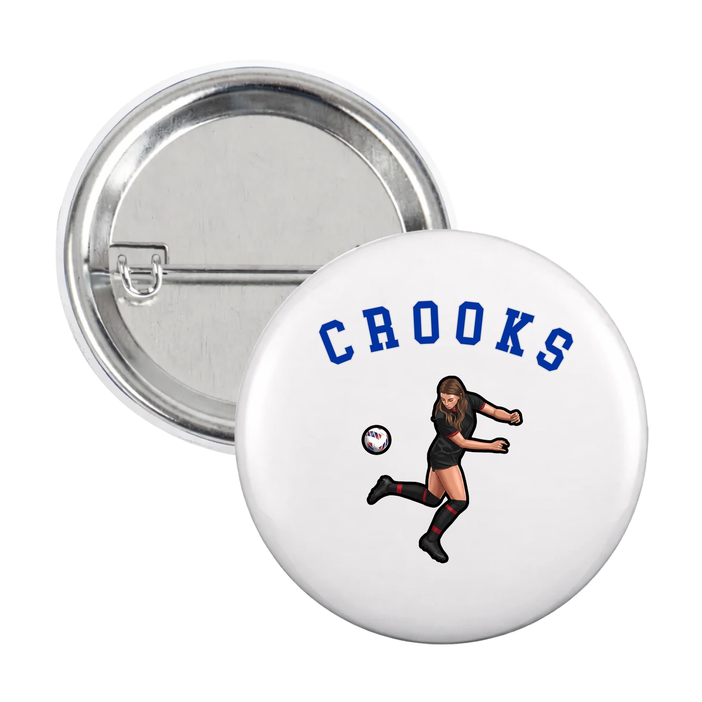 Game Day Button — Shirsey Arch in White