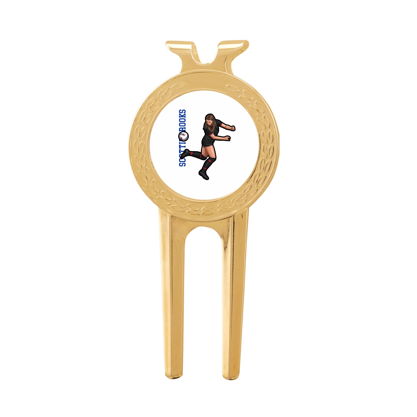 Divot Tool with Ball Marker — Name Vertical in Classic