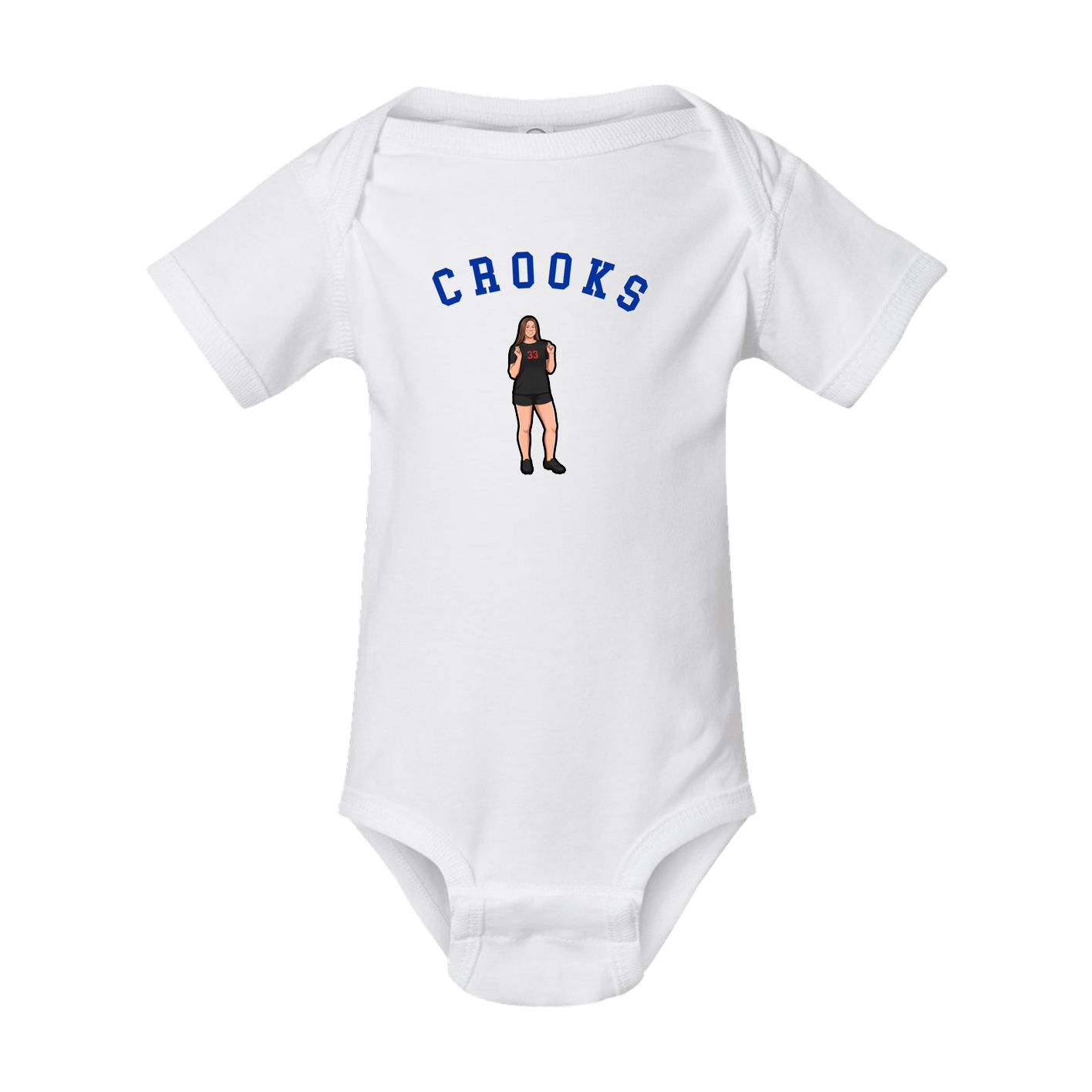 Baby Onesie — Shirsey Arch in White