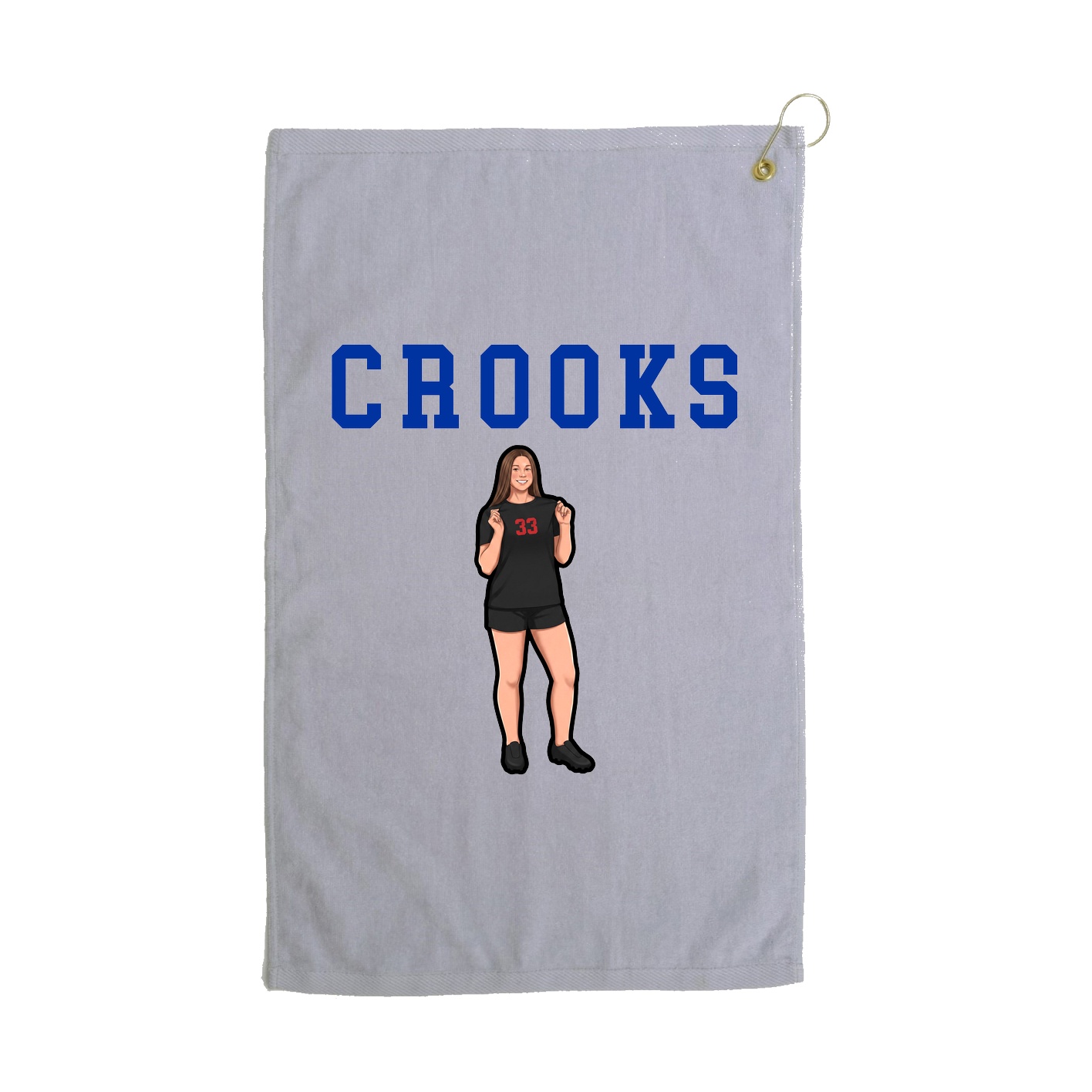 Golf Towel — Shirsey in Grey