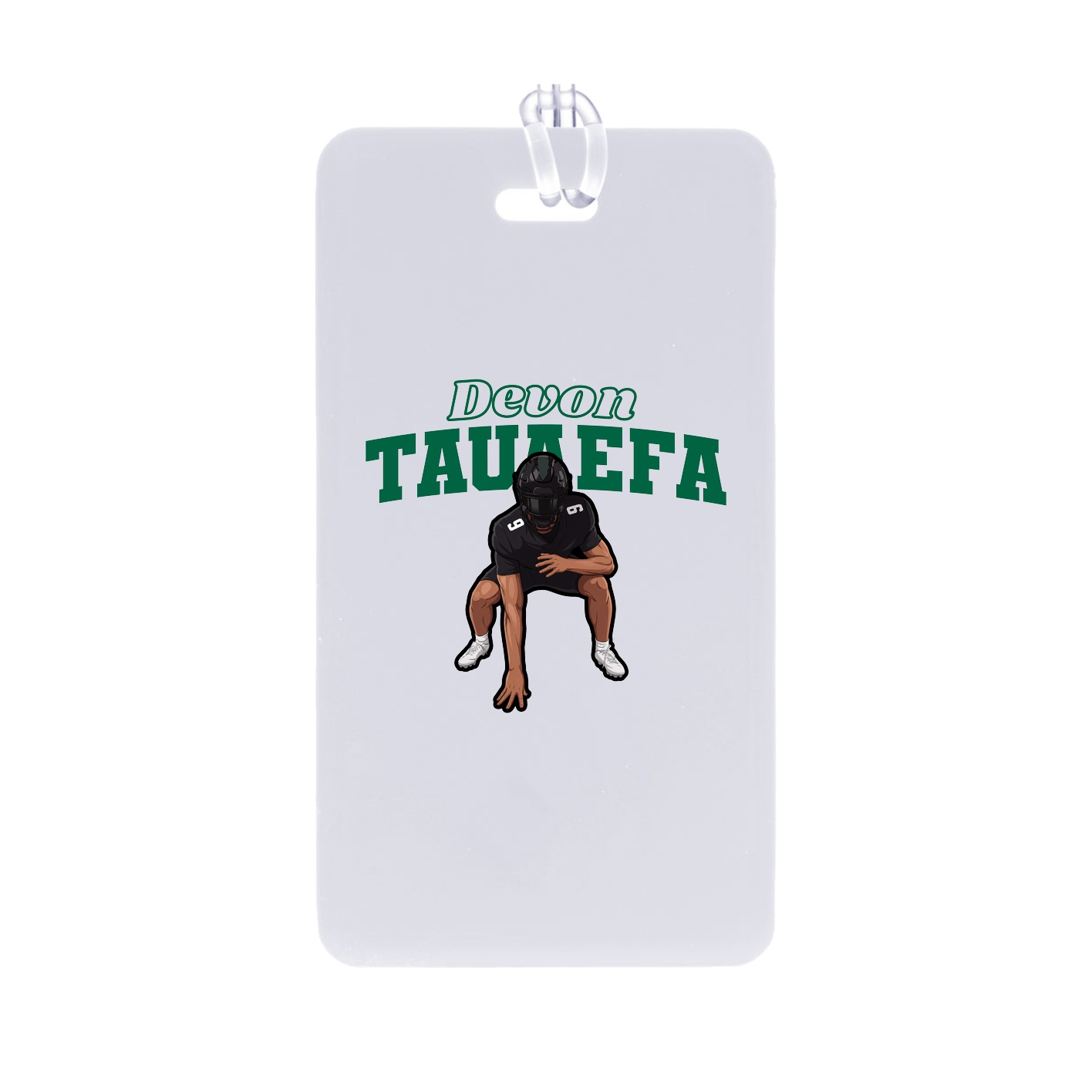 Bag Tag — Name Arch in Classic