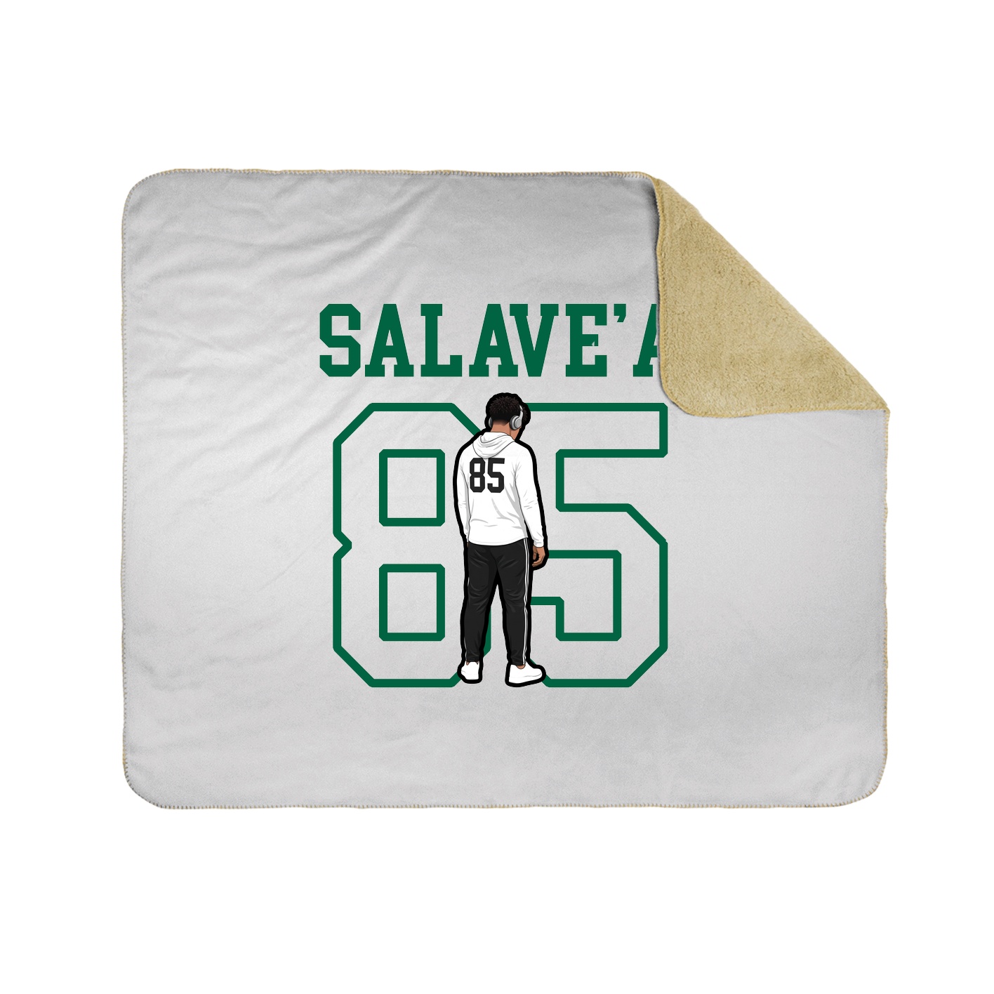 Throw Blanket — Shirsey in White