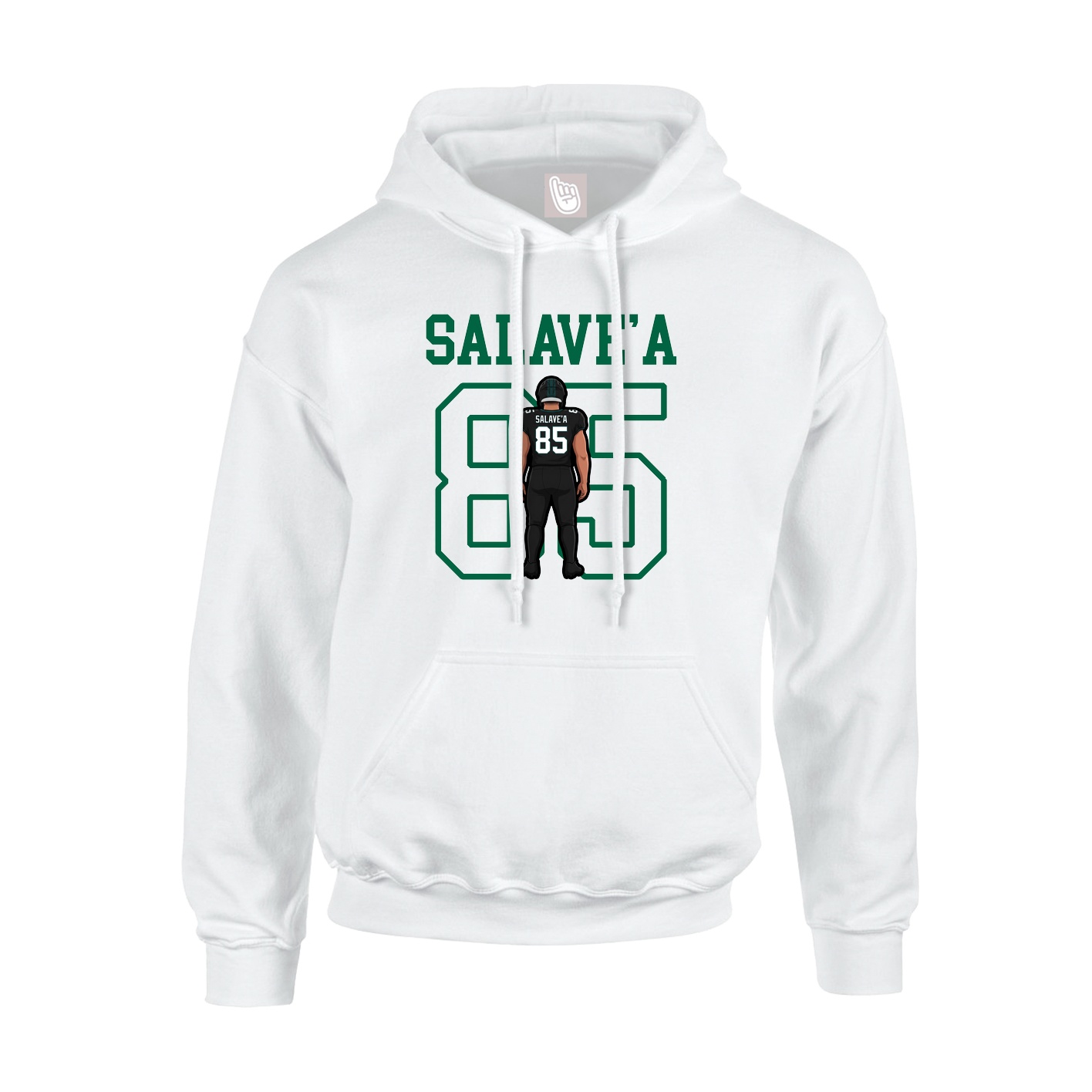 Hoodie — Shirsey in White