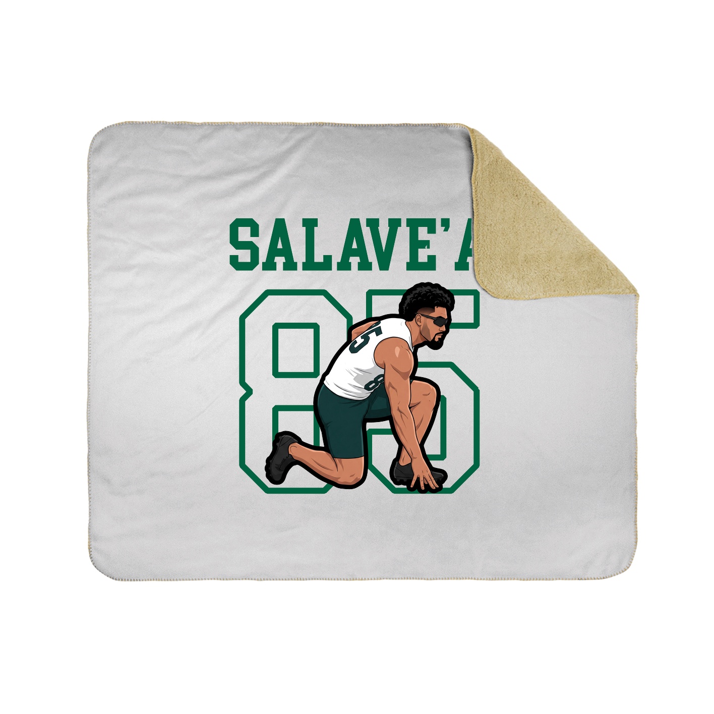 Throw Blanket — Shirsey in White