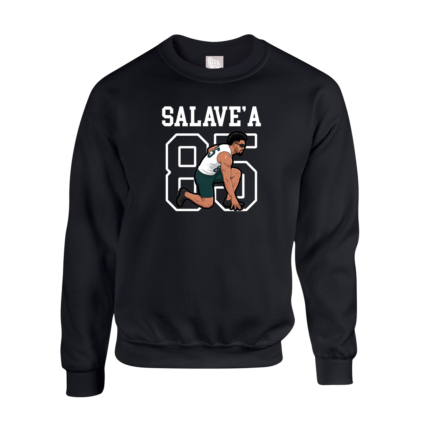 Fleece Crew — Shirsey in Black