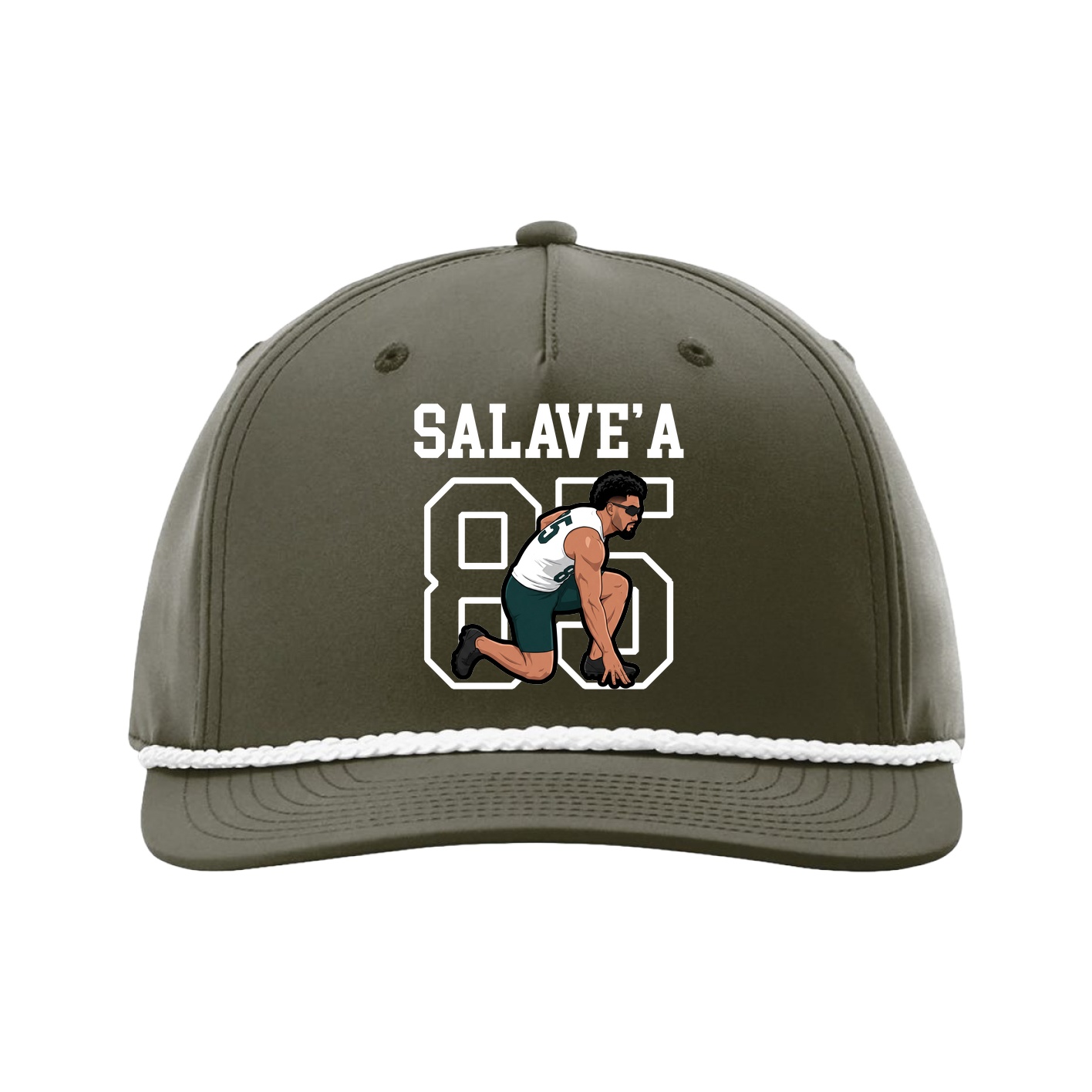 Five-Panel Classic Rope Cap — Shirsey in Green