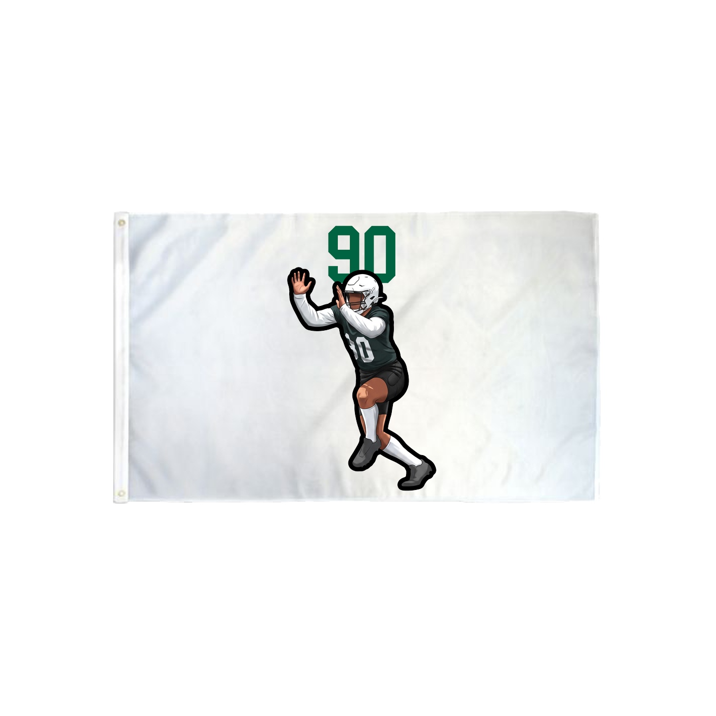 3x5 Flag — Number Top in Classic