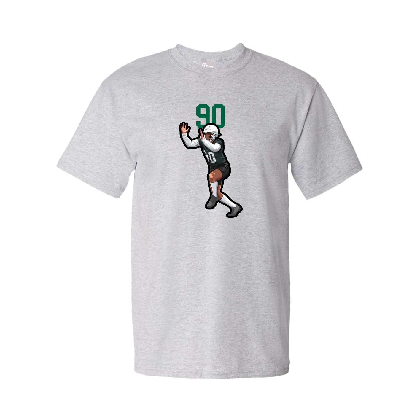 Tee — Number Top in Grey