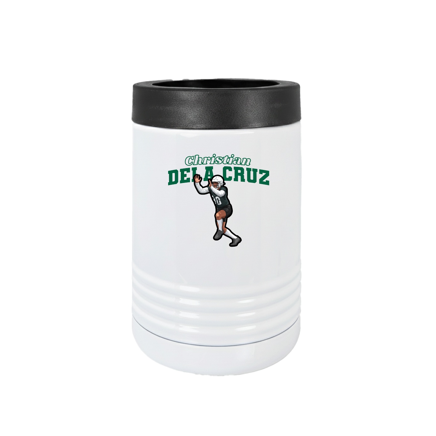 Beverage Holder — Name Arch in White