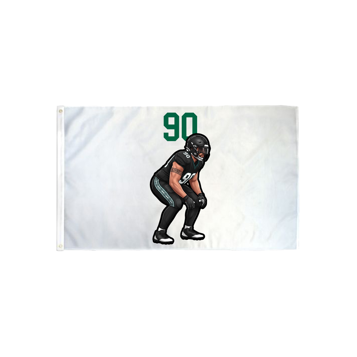 3x5 Flag — Number Top in Classic