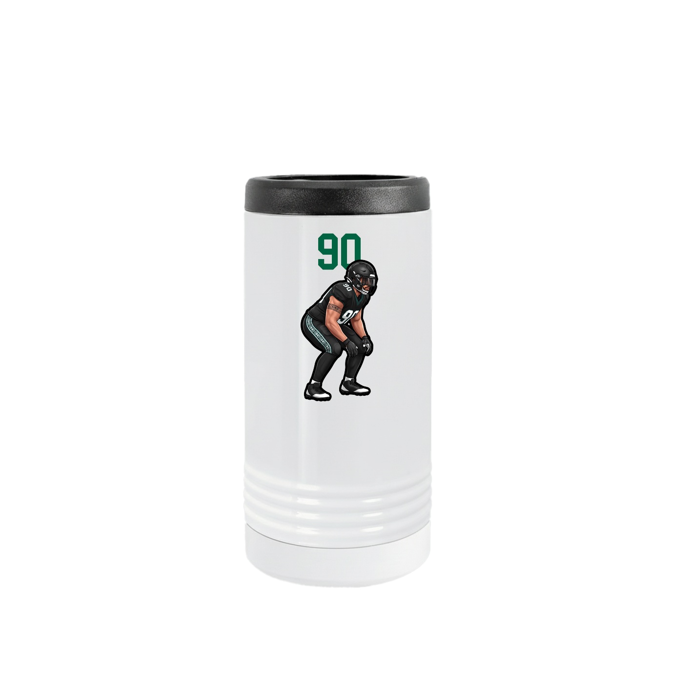 Slim Beverage Holder — Number Top in White