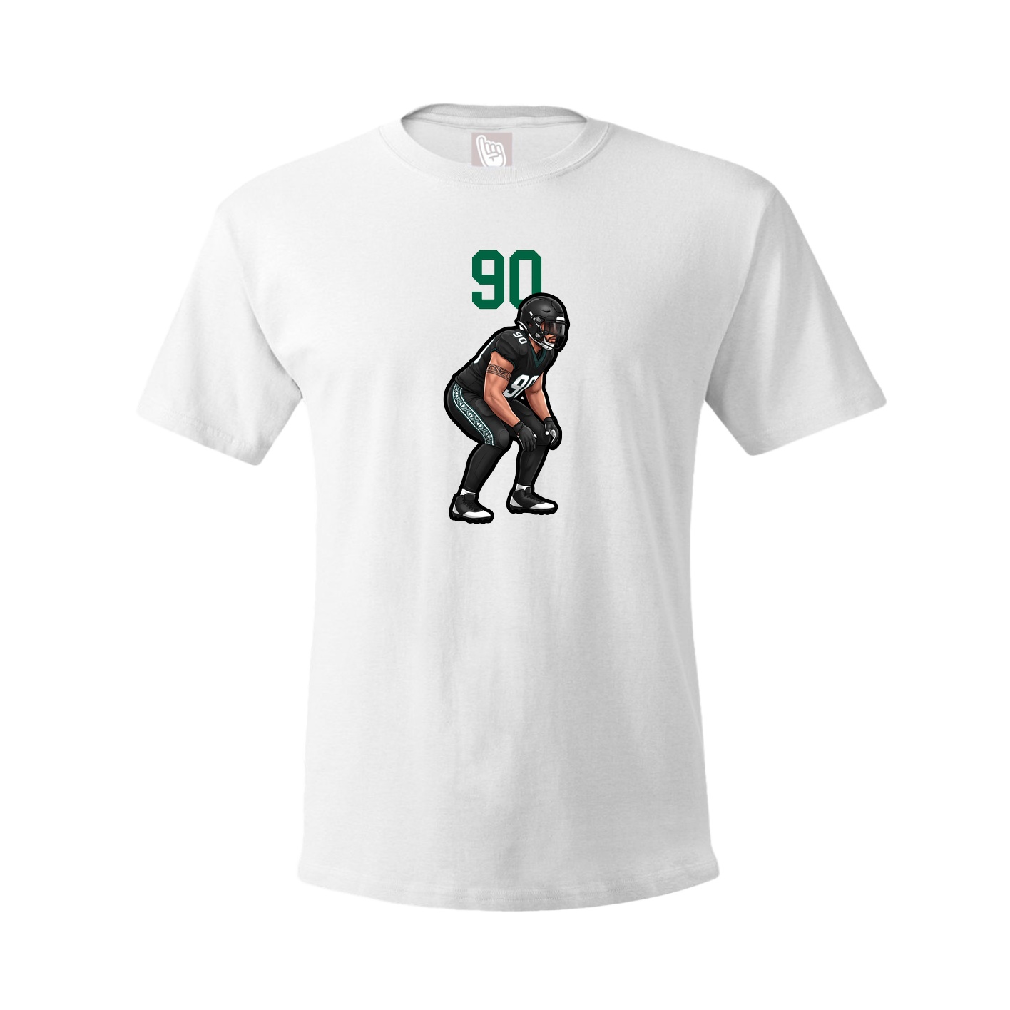 Tee — Number Top in White