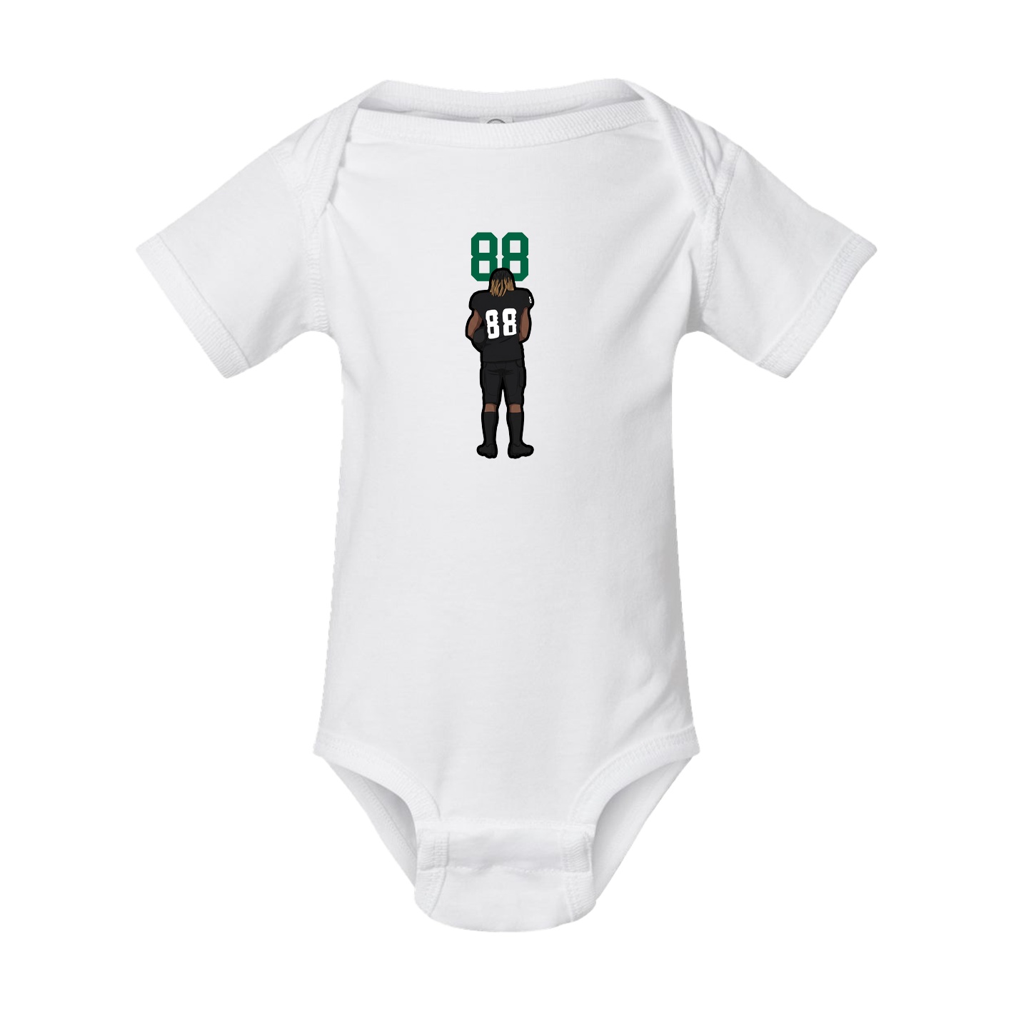 Baby Onesie — Number Top in White