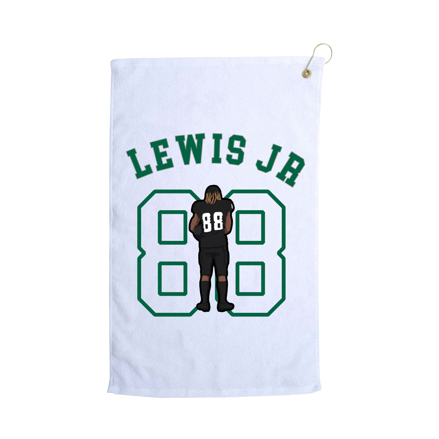 Golf Towel — Shirsey Arch in White