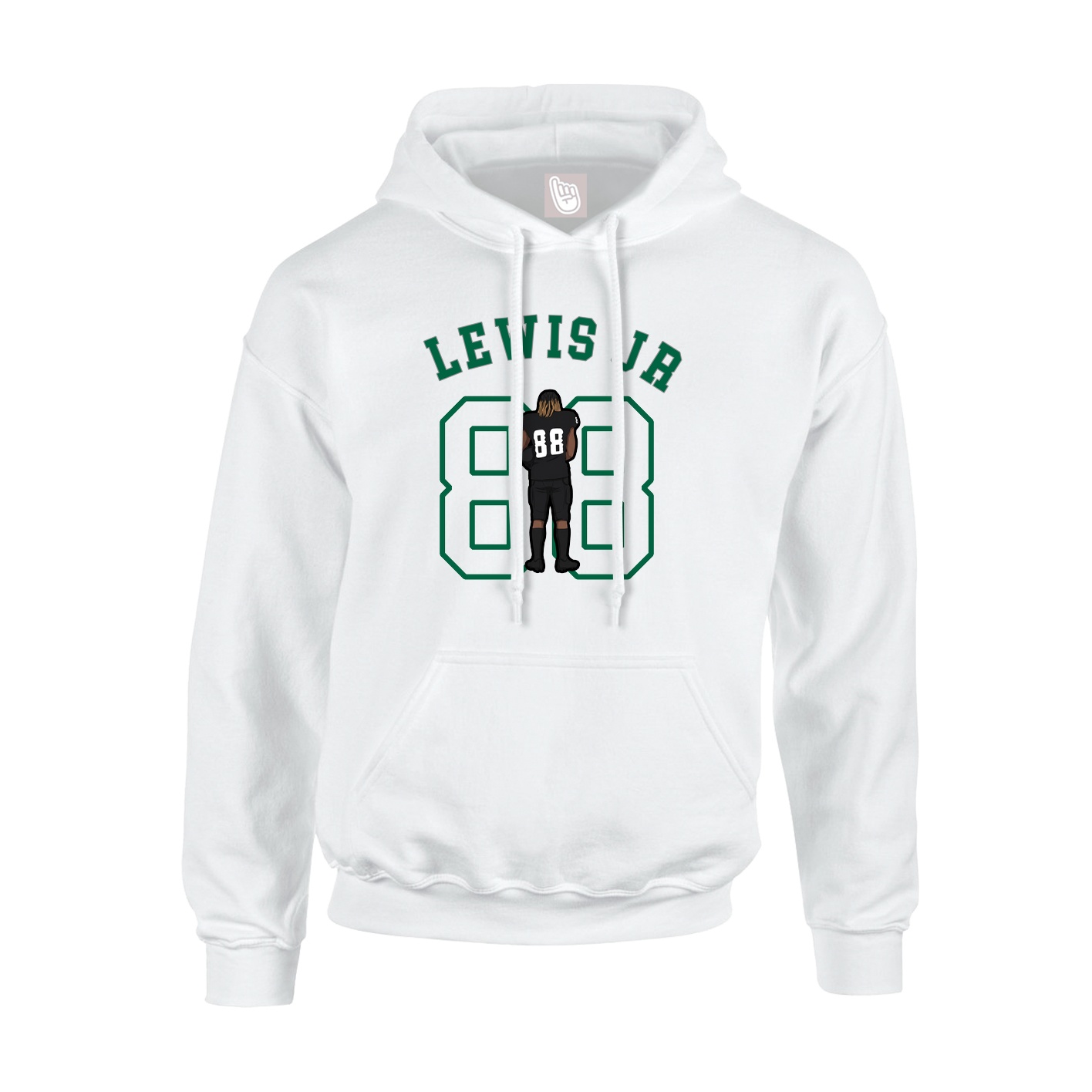 Hoodie — Shirsey Arch in White