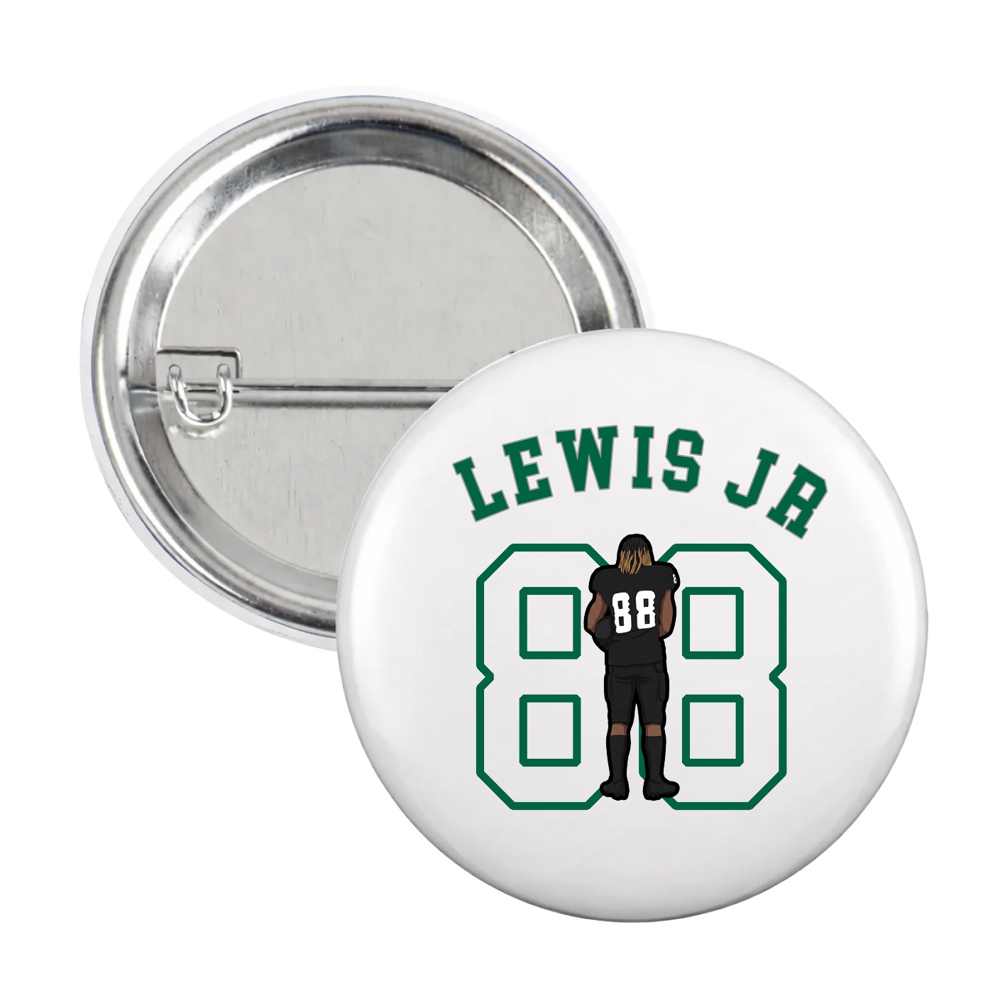 Game Day Button — Shirsey Arch in White
